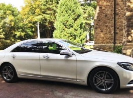 Modern Mercedes wedding car hire in London